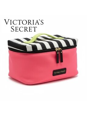 Victoria's Secret Sexy Little Things Striped Canvas Lingerie Organizer Bag